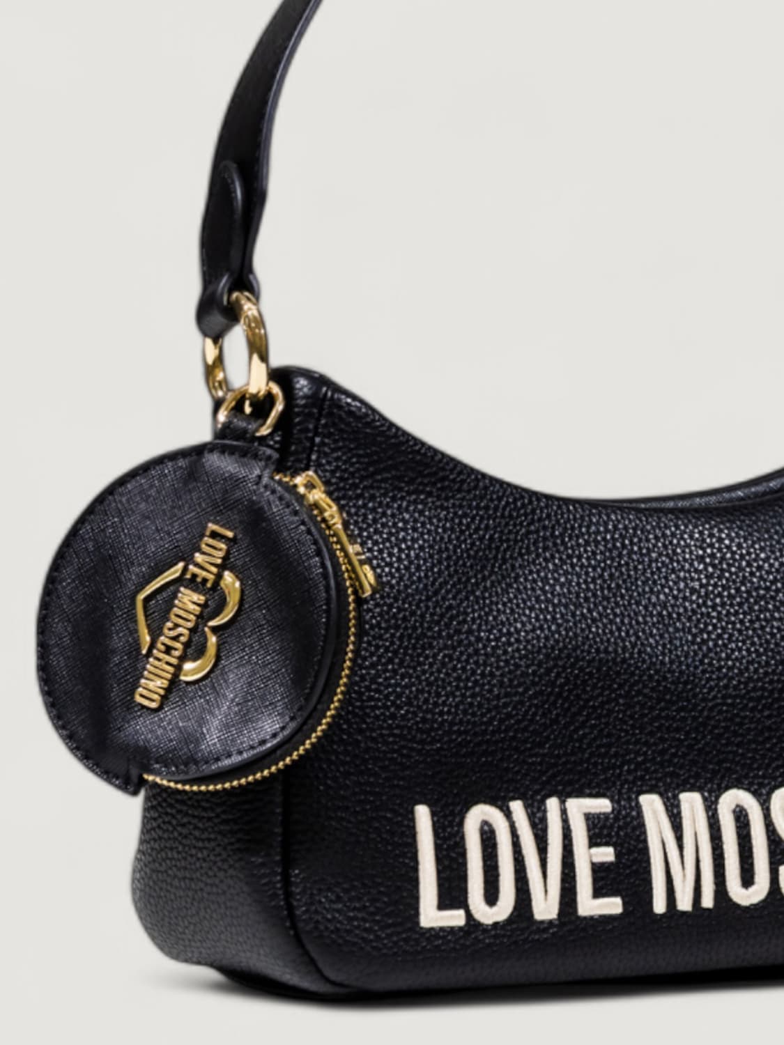 LOVE MOSCHINO SAC PORTÉ ÉPAULE: Sac porté main femme Love Moschino, Noir - Img 3