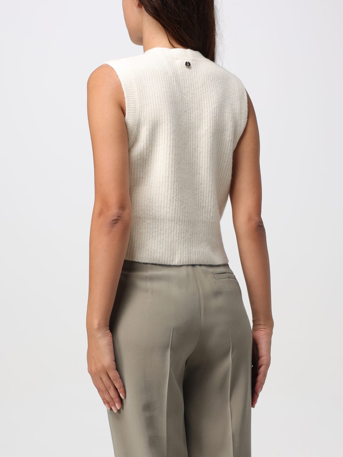 LIU JO TOP: Top woman Liu Jo, White - Img 2