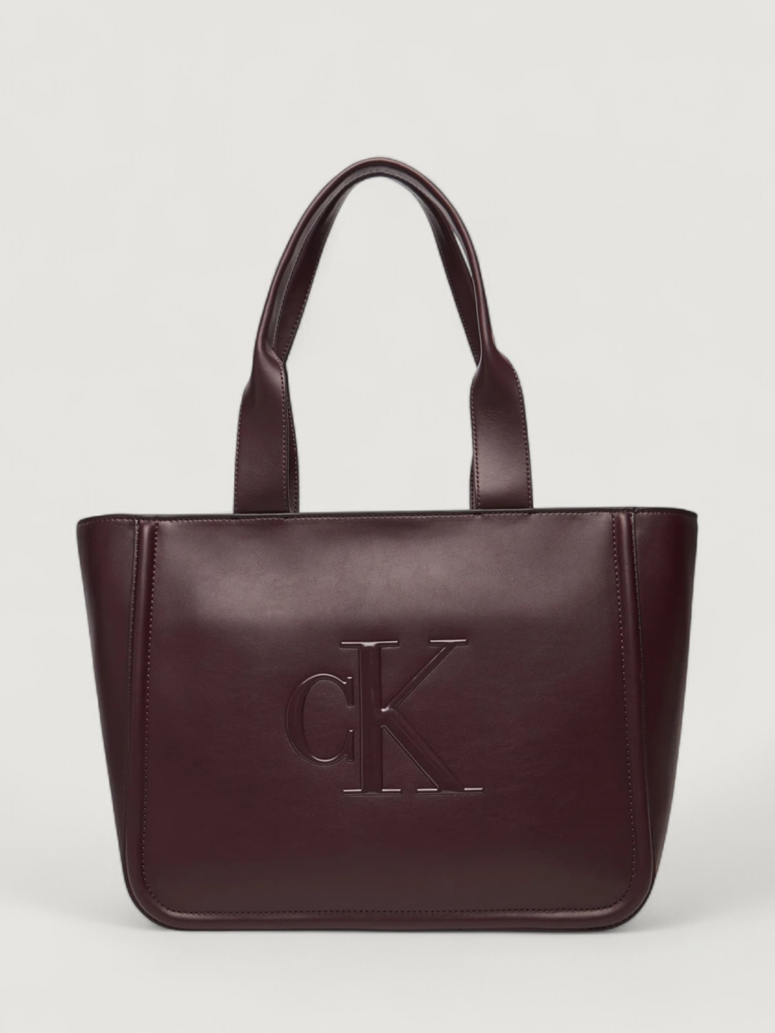 CALVIN KLEIN BOLSO DE HOMBRO: Bolso de hombro mujer Calvin Klein, Granate - Img 1