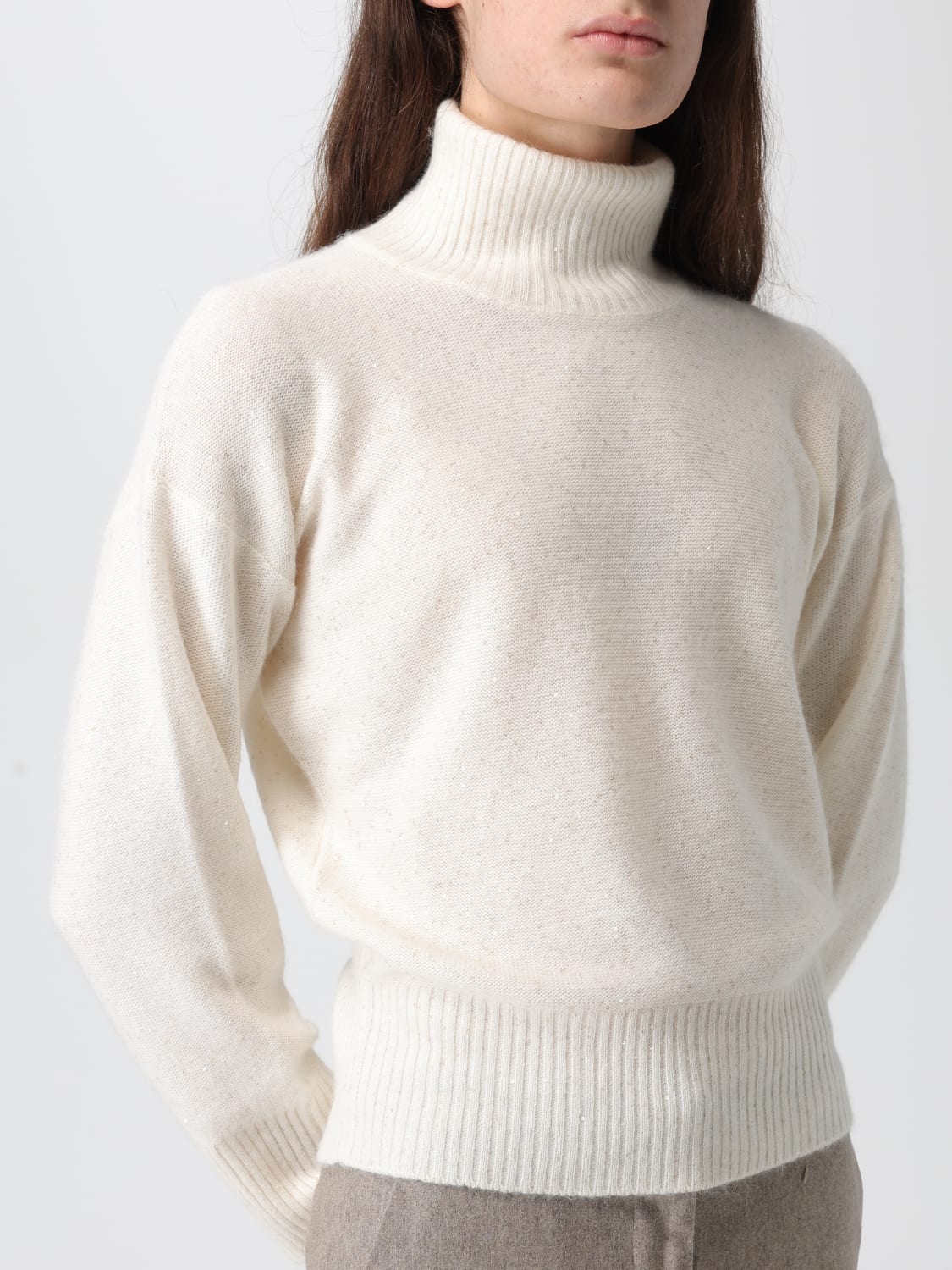 FABIANA FILIPPI PULLOVER: Pullover damen Fabiana Filippi, Weiß - Img 4