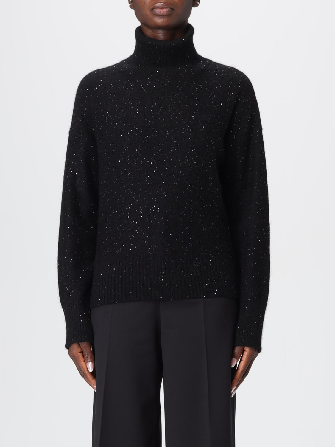 FABIANA FILIPPI PULLOVER: Pullover damen Fabiana Filippi, Schwarz - Img 1