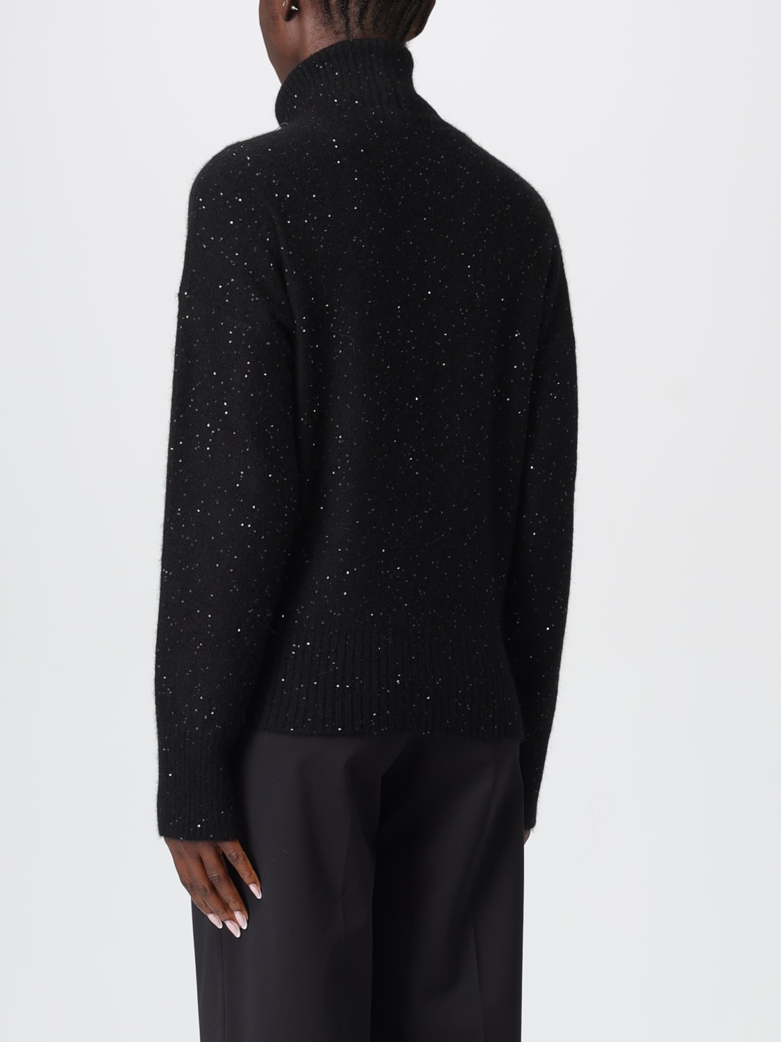 FABIANA FILIPPI PULLOVER: Pullover damen Fabiana Filippi, Schwarz - Img 2