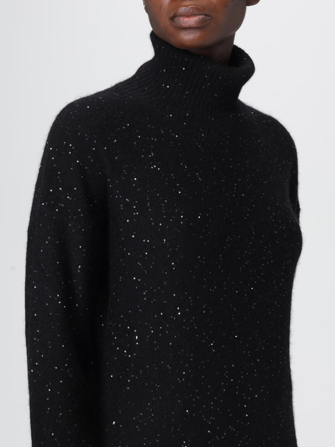 FABIANA FILIPPI PULLOVER: Pullover damen Fabiana Filippi, Schwarz - Img 4