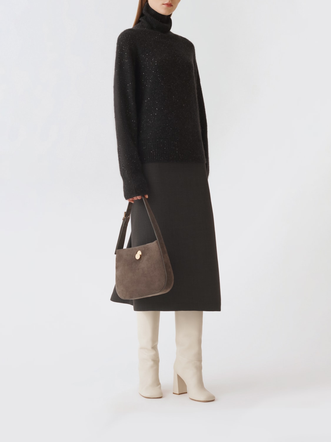 FABIANA FILIPPI PULL: Pull femme Fabiana Filippi, Gris - Img 2