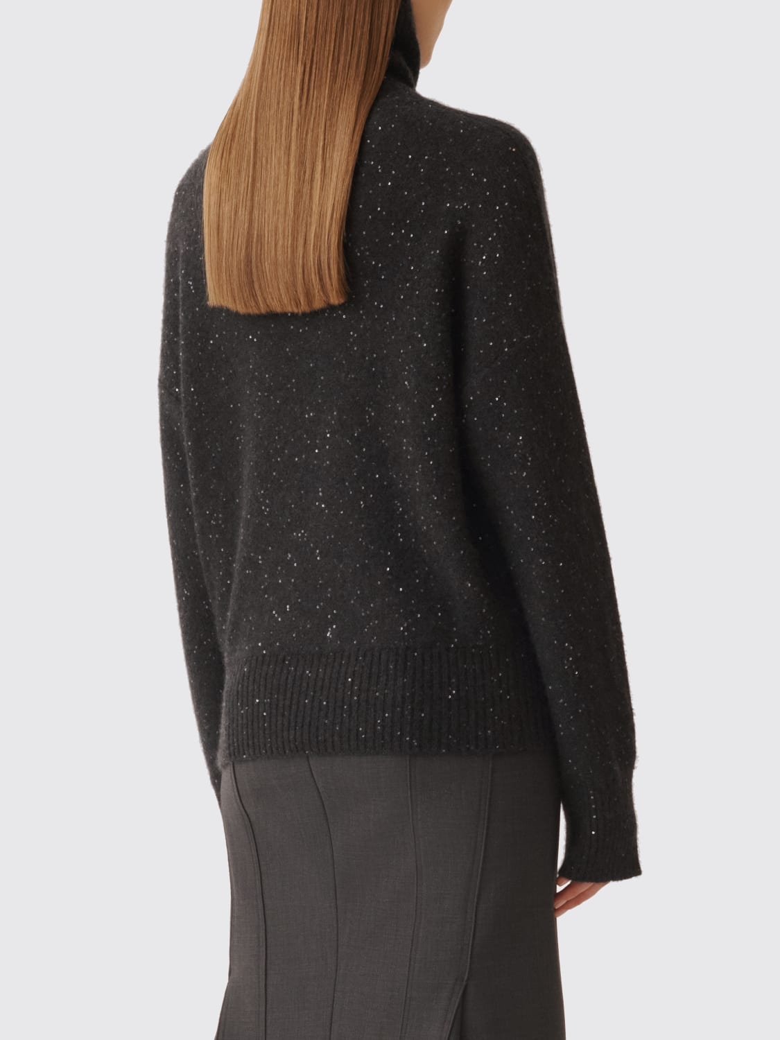 FABIANA FILIPPI PULL: Pull femme Fabiana Filippi, Gris - Img 3