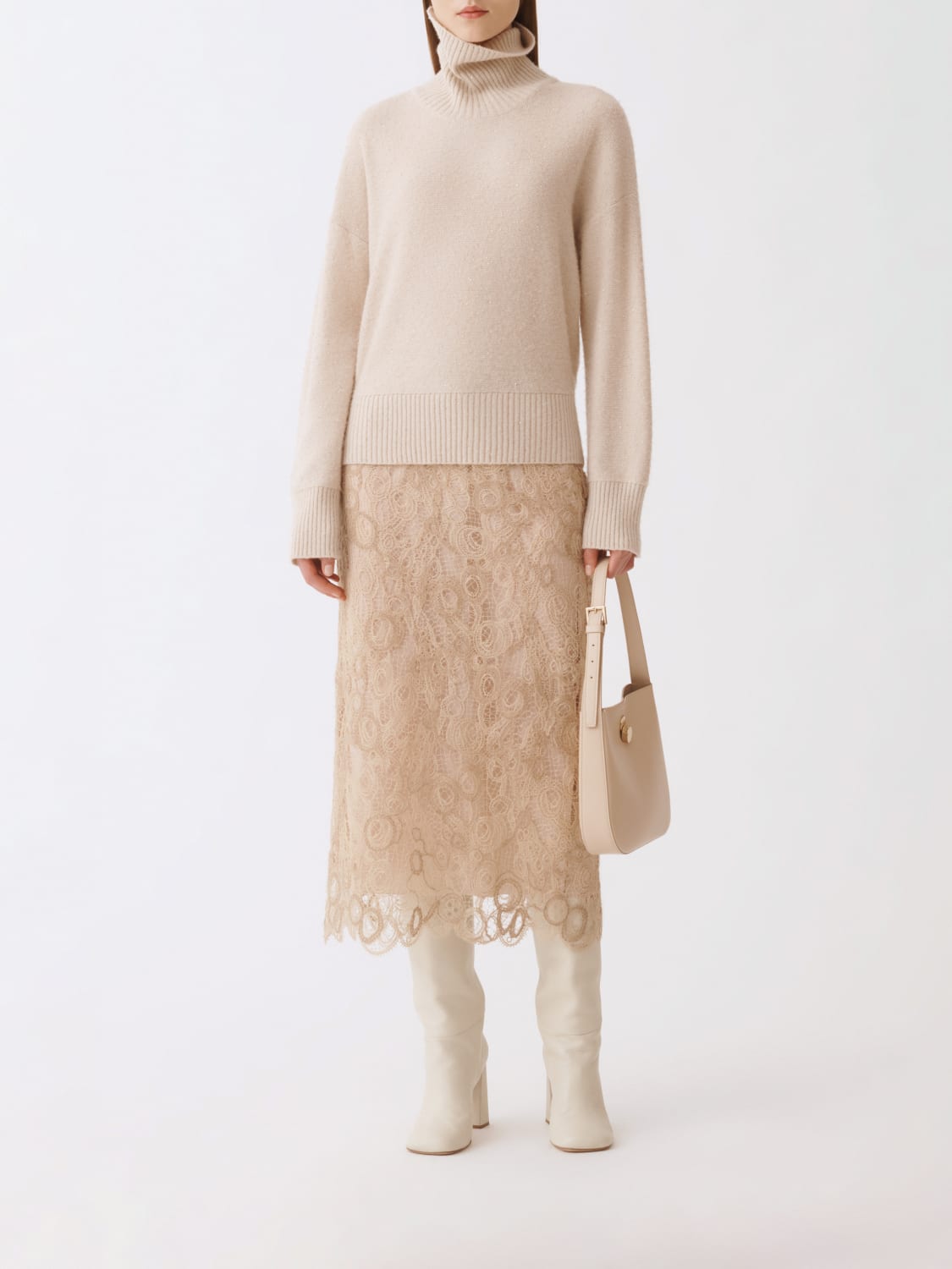 FABIANA FILIPPI JERSEY: Jersey mujer Fabiana Filippi, Beige - Img 2