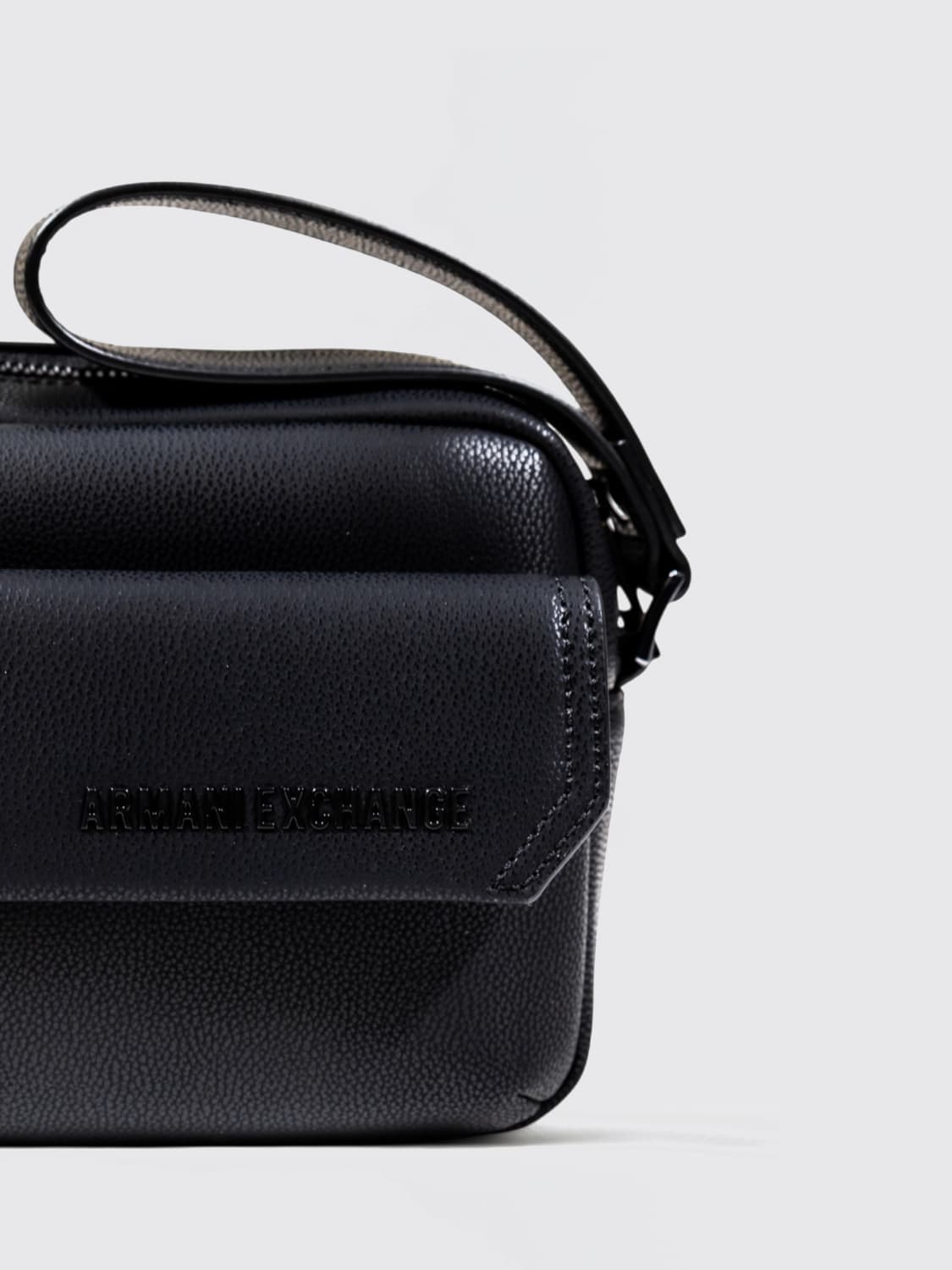 ARMANI EXCHANGE BRIEFCASE: Pocket square men Armani Exchange, Black - Img 3