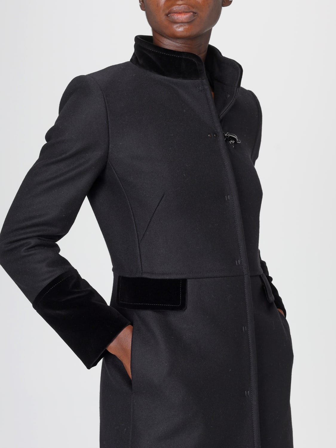 FAY MANTEL: Mantel damen Fay, Schwarz - Img 4