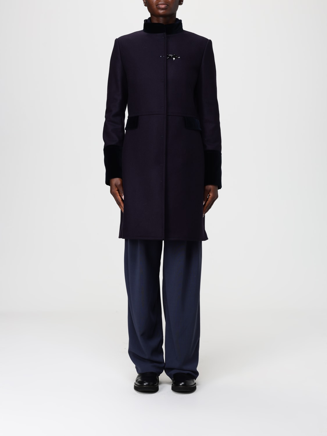 FAY MANTEAU: Manteau femme Fay, Bleu Pétrole - Img 1