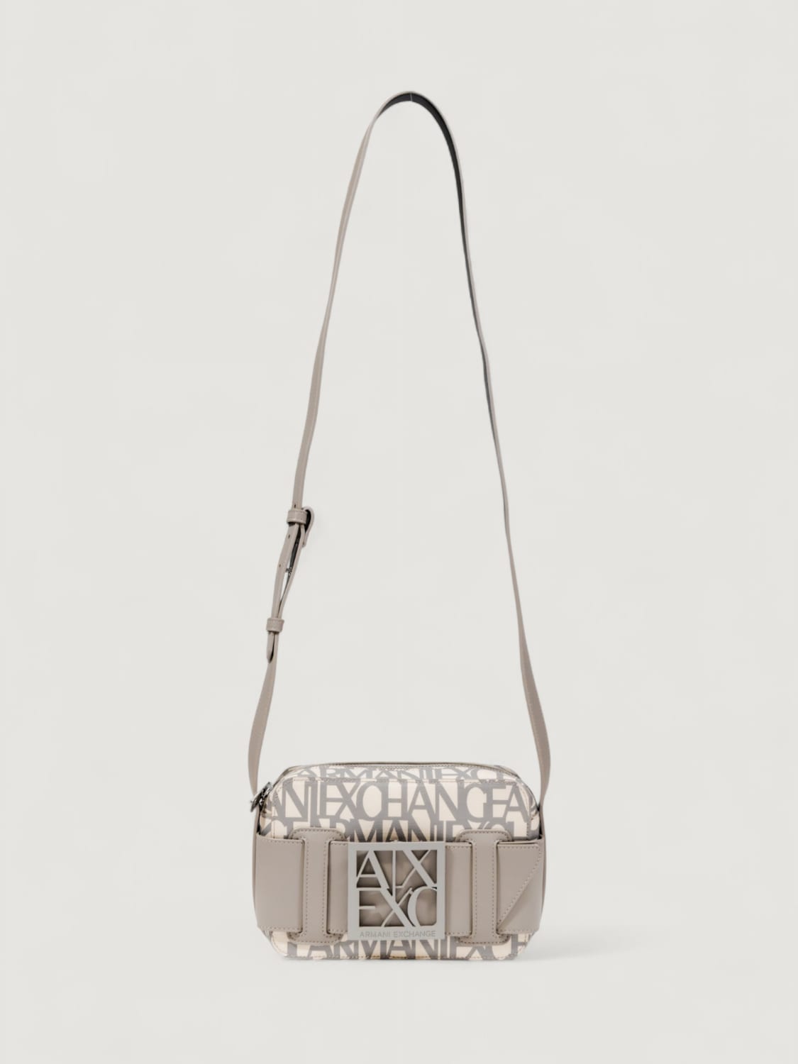 ARMANI EXCHANGE MINI SAC: Mini sac à main femme Armani Exchange, Crème - Img 1