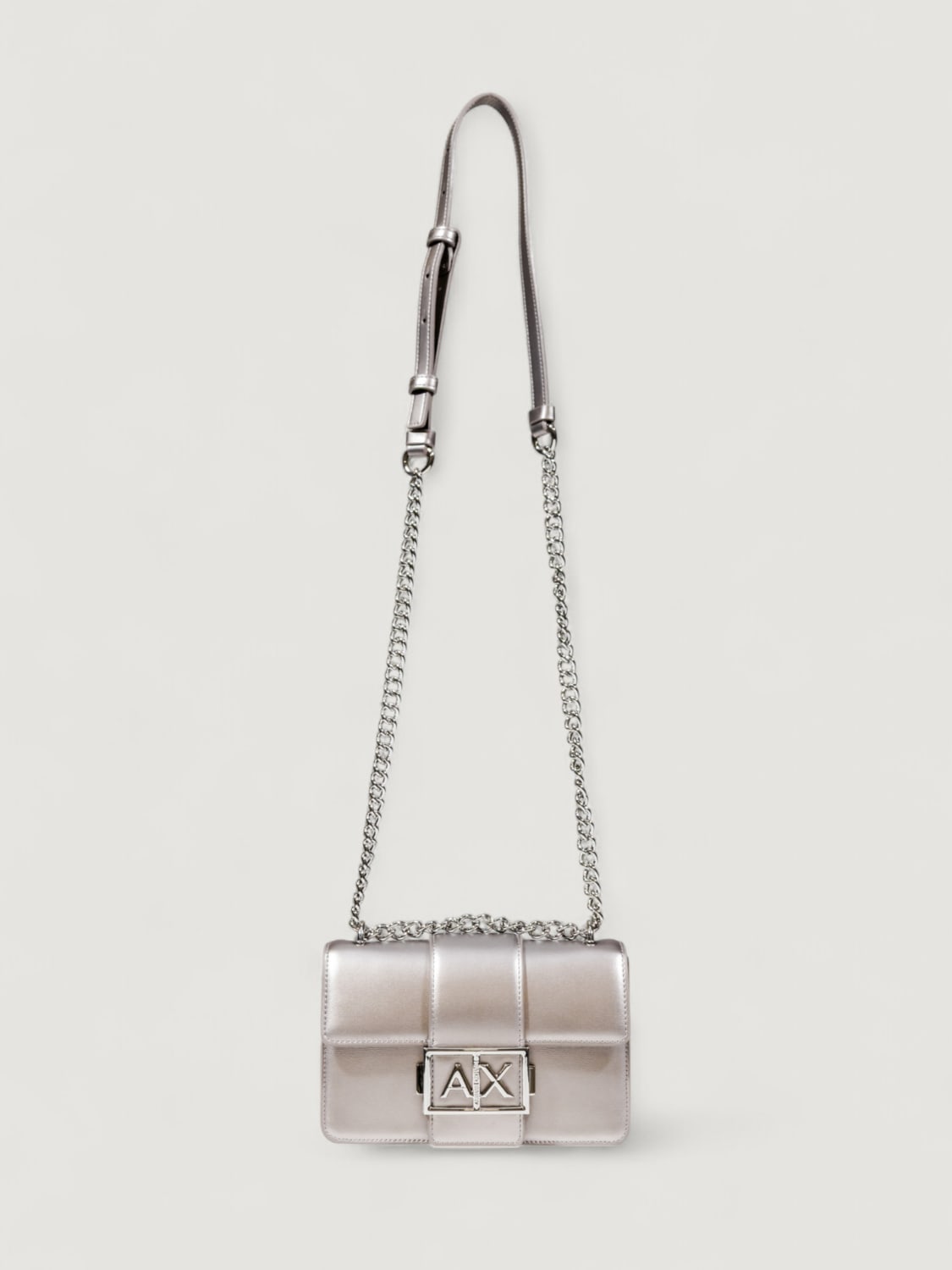 ARMANI EXCHANGE SAC BANDOULIÈRE: Sac porté épaule femme Armani Exchange, Argent - Img 4