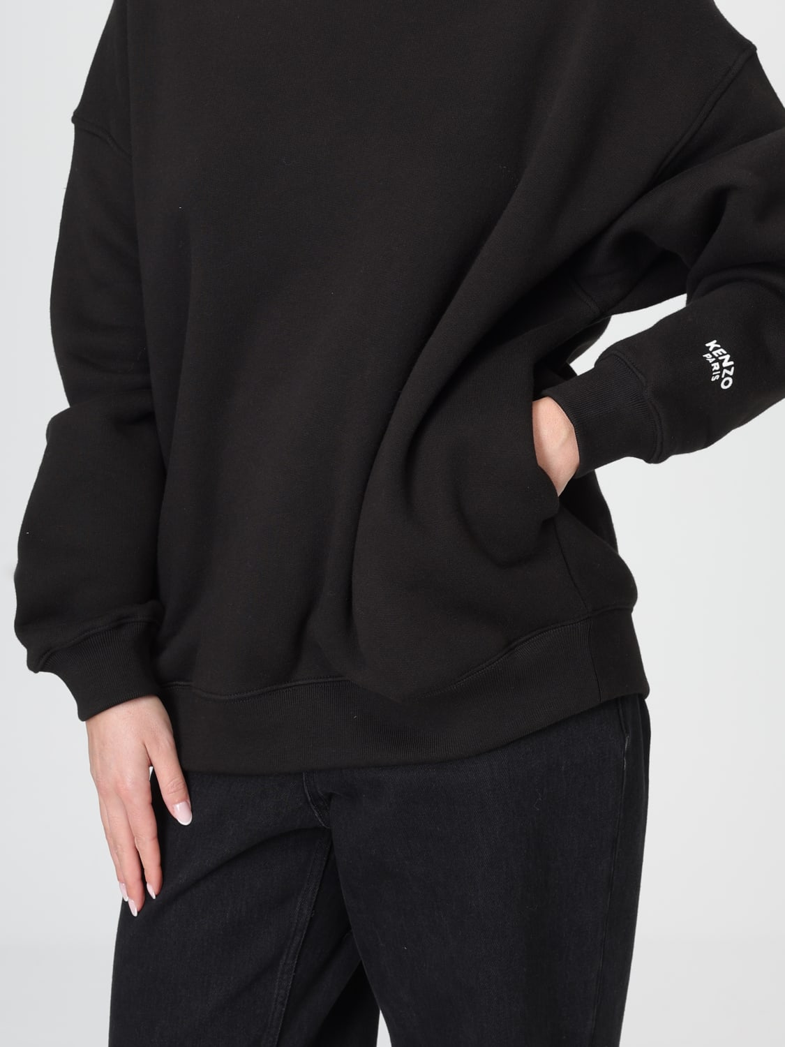 KENZO SWEATSHIRT: Sweatshirt damen Kenzo, Schwarz - Img 3