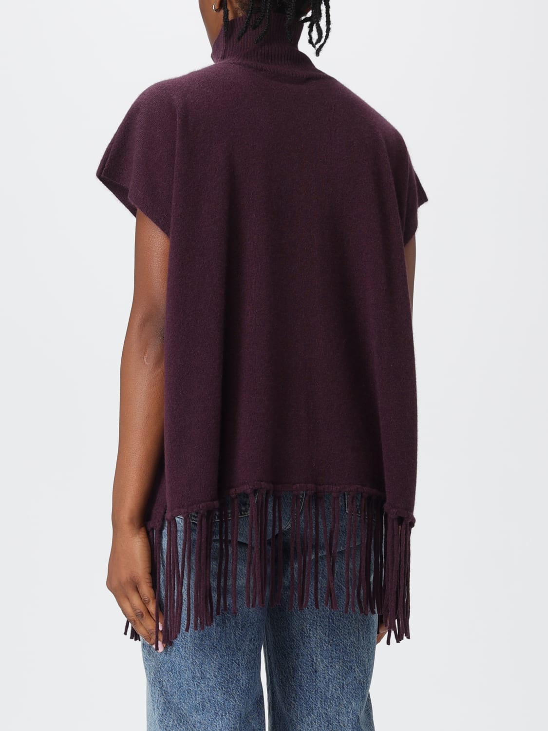 PATRIZIA PEPE JUMPER: Jacket woman Patrizia Pepe, Burgundy - Img 2