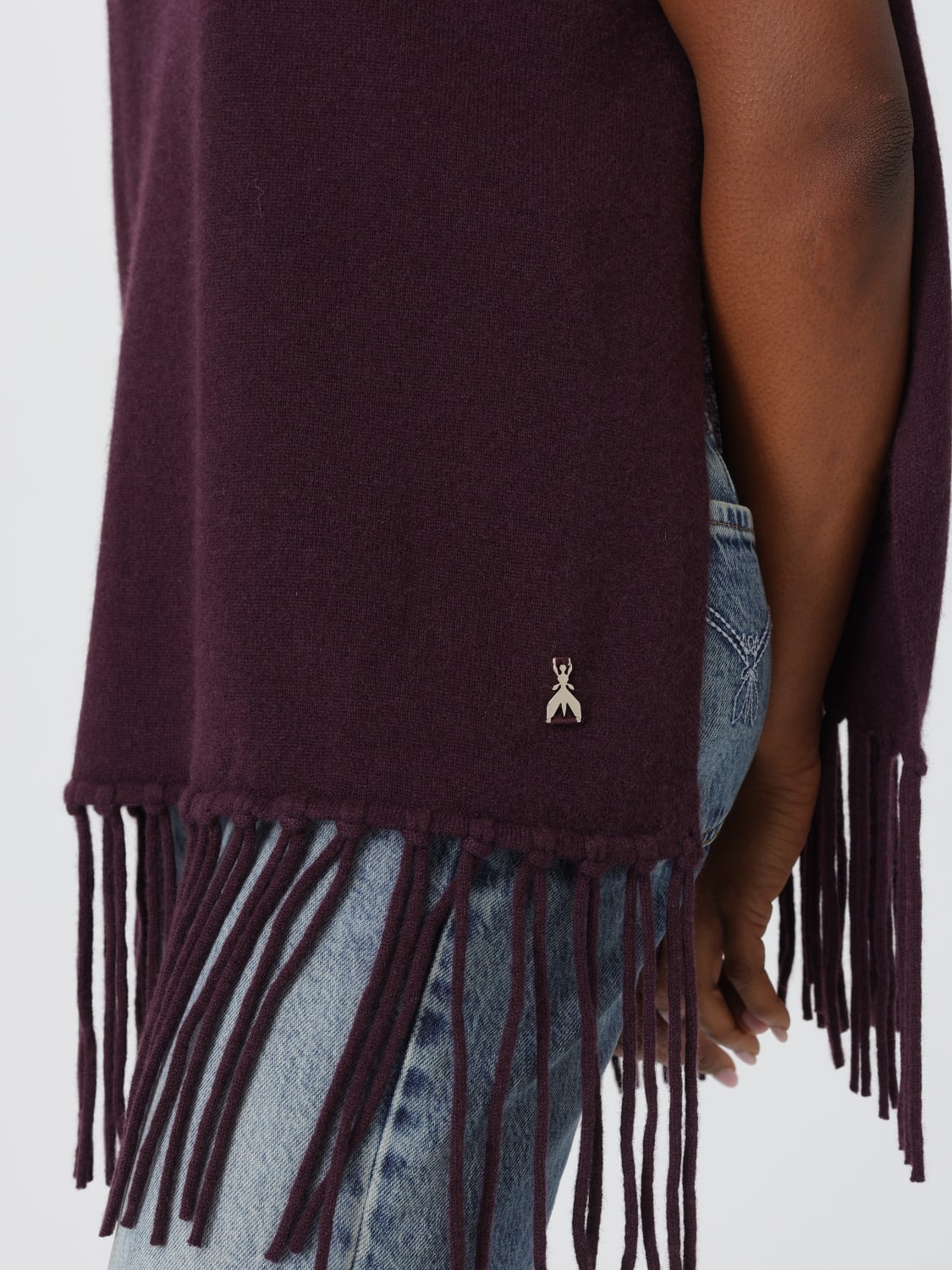 PATRIZIA PEPE JUMPER: Jacket woman Patrizia Pepe, Burgundy - Img 3