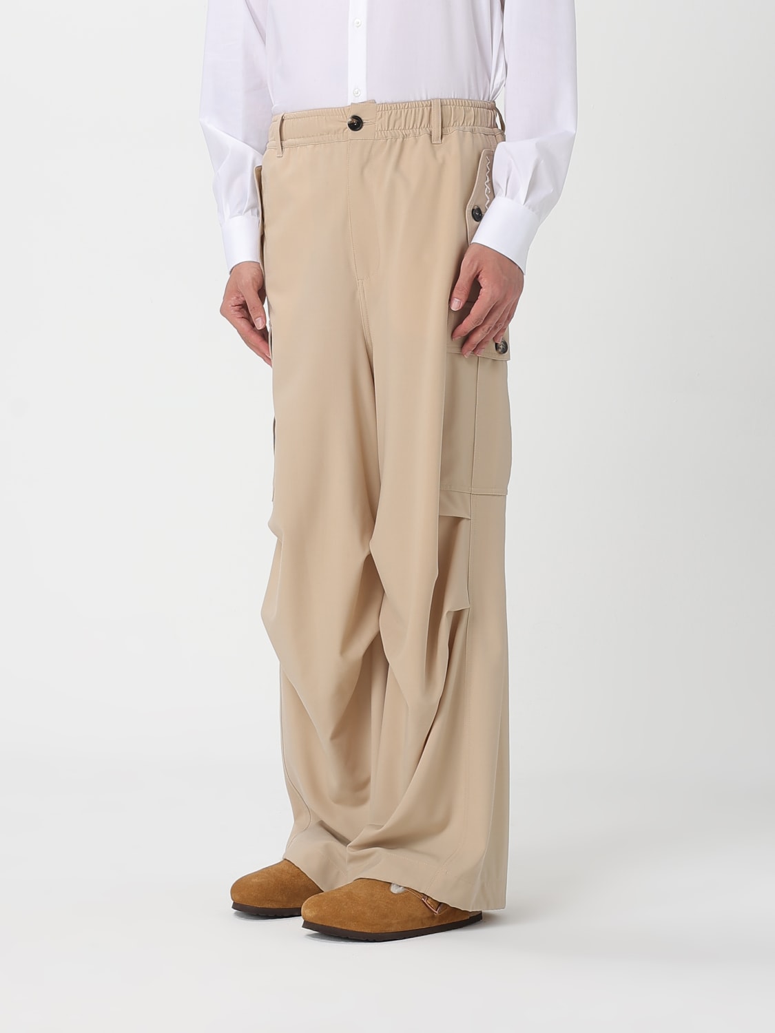 MARNI PANTALONES: Pantalón hombre Marni, Marrón - Img 4