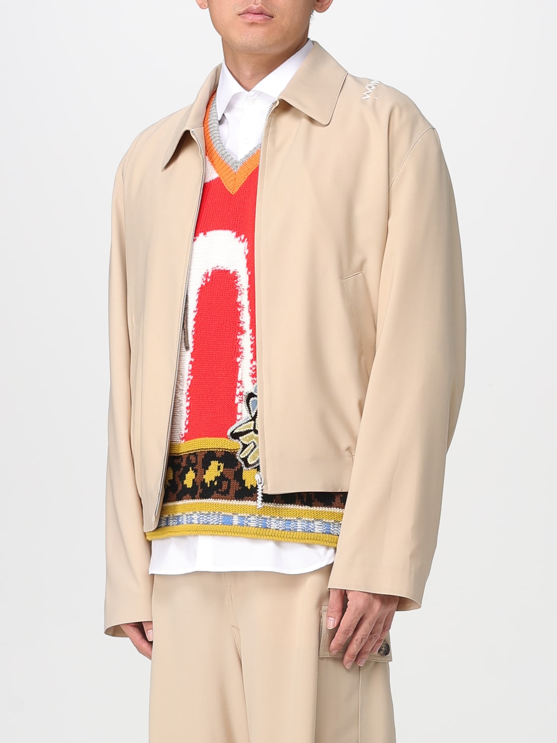 MARNI JACKET: Jacket men Marni, Brown - Img 4