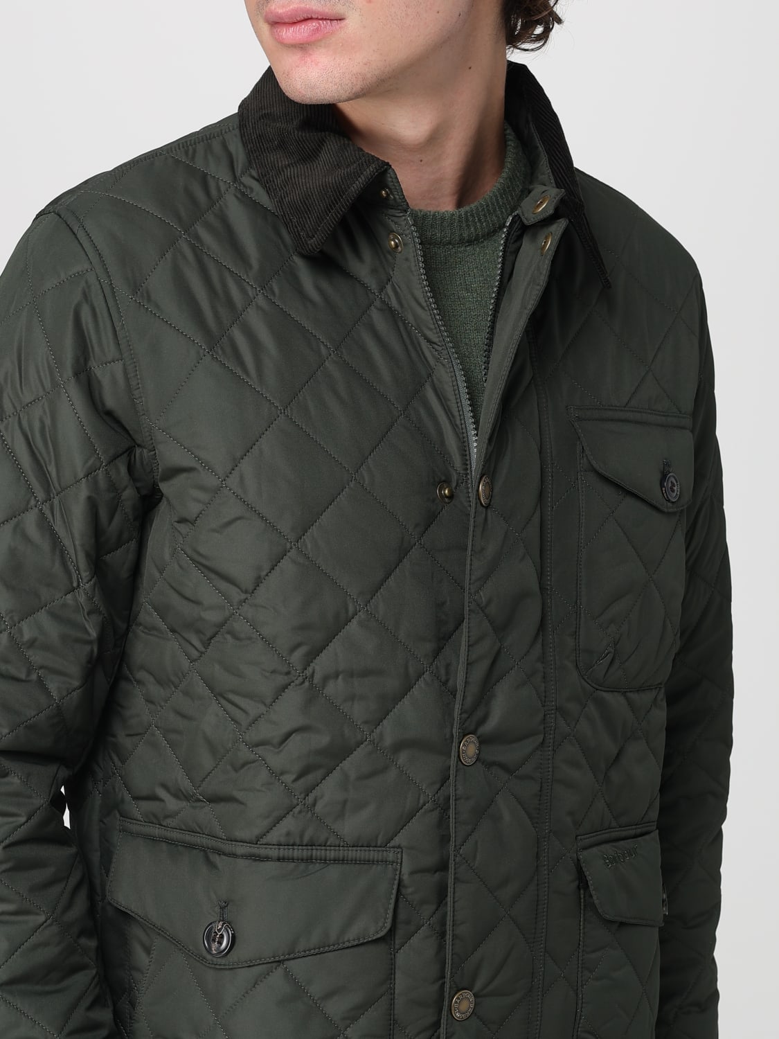 BARBOUR JACKET: Jacket men Barbour, Green - Img 4