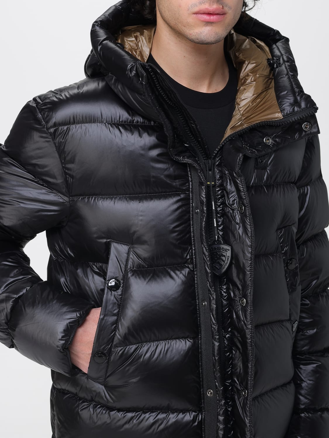 BLAUER JACKE: Jacke herren Blauer, Schwarz - Img 4