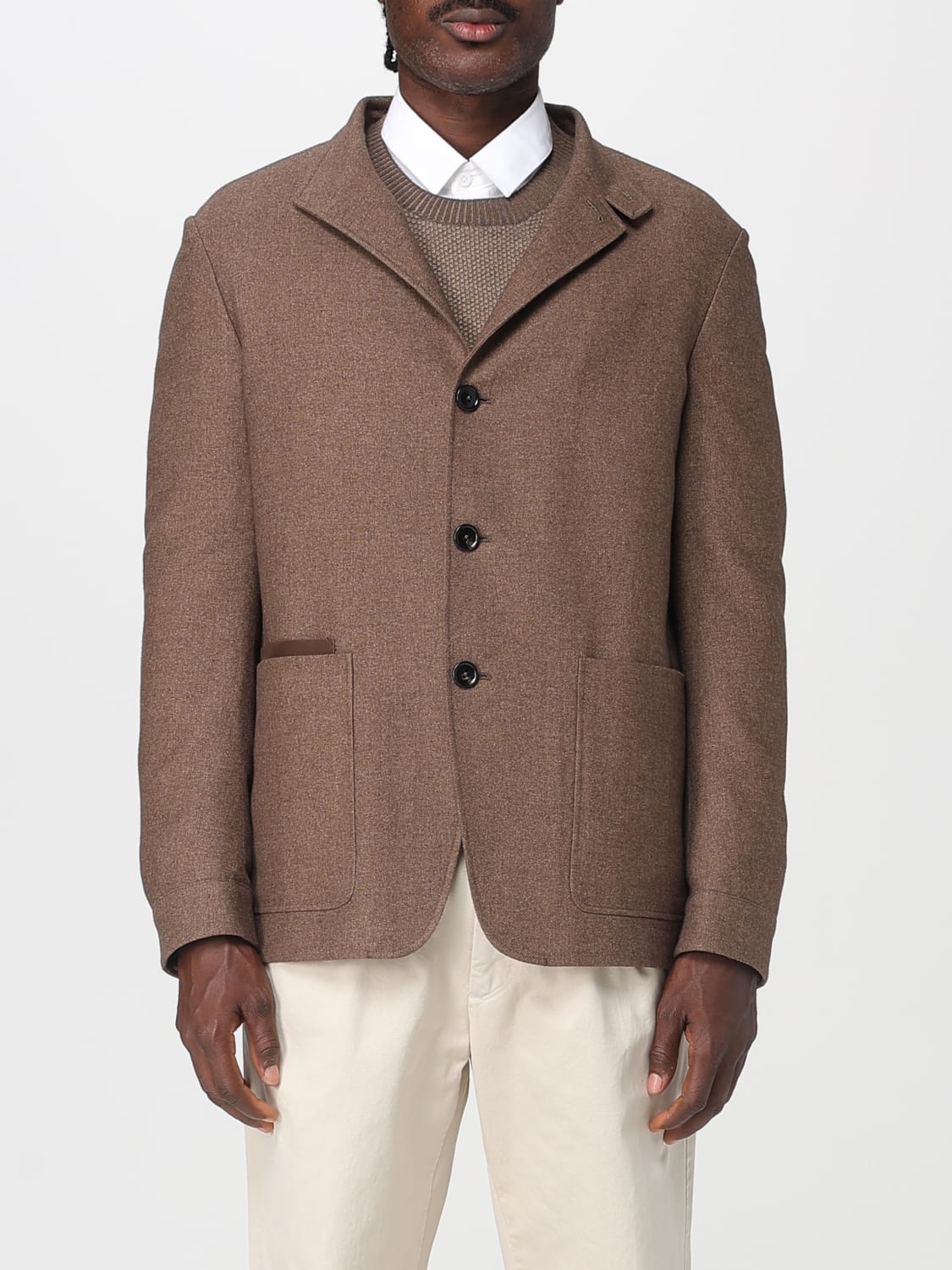 ZEGNA BLAZER: Jacket men Zegna, Brown - Img 1