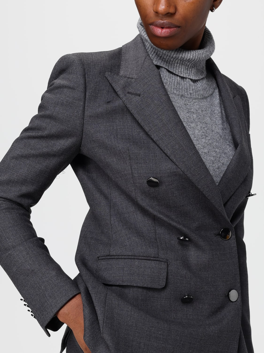 TAGLIATORE TRAJE: Vestido mujer Tagliatore, Gris - Img 5