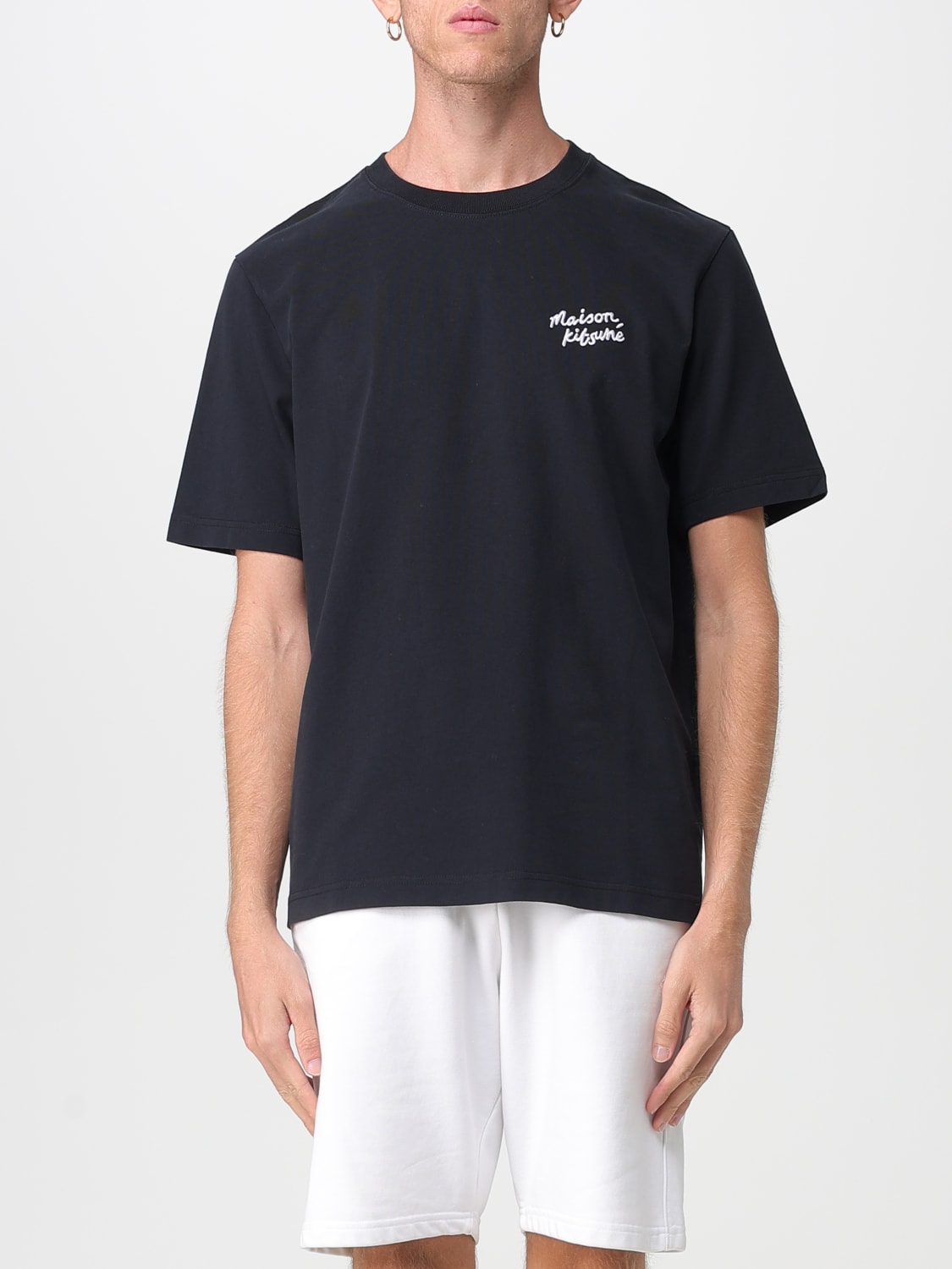 MAISON KITSUNÉ T-SHIRT: T-shirt men Maison KitsunÉ, Black - Img 1
