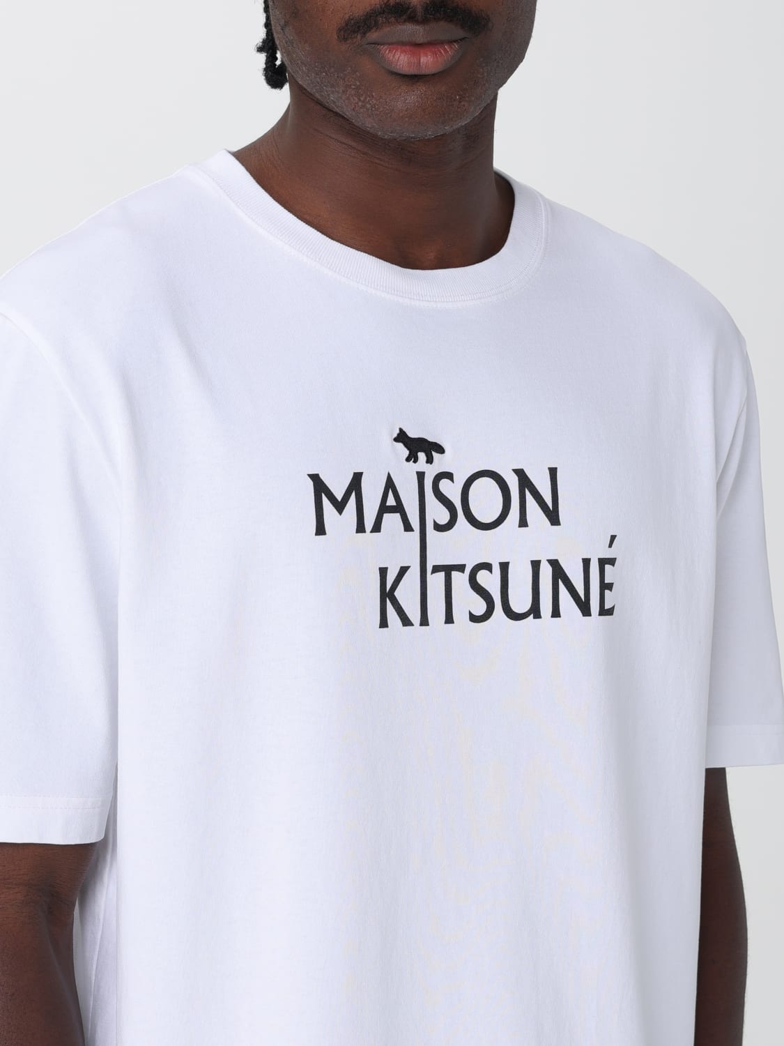 MAISON KITSUNÉ T-SHIRT: Sweater men Maison KitsunÉ, White - Img 3