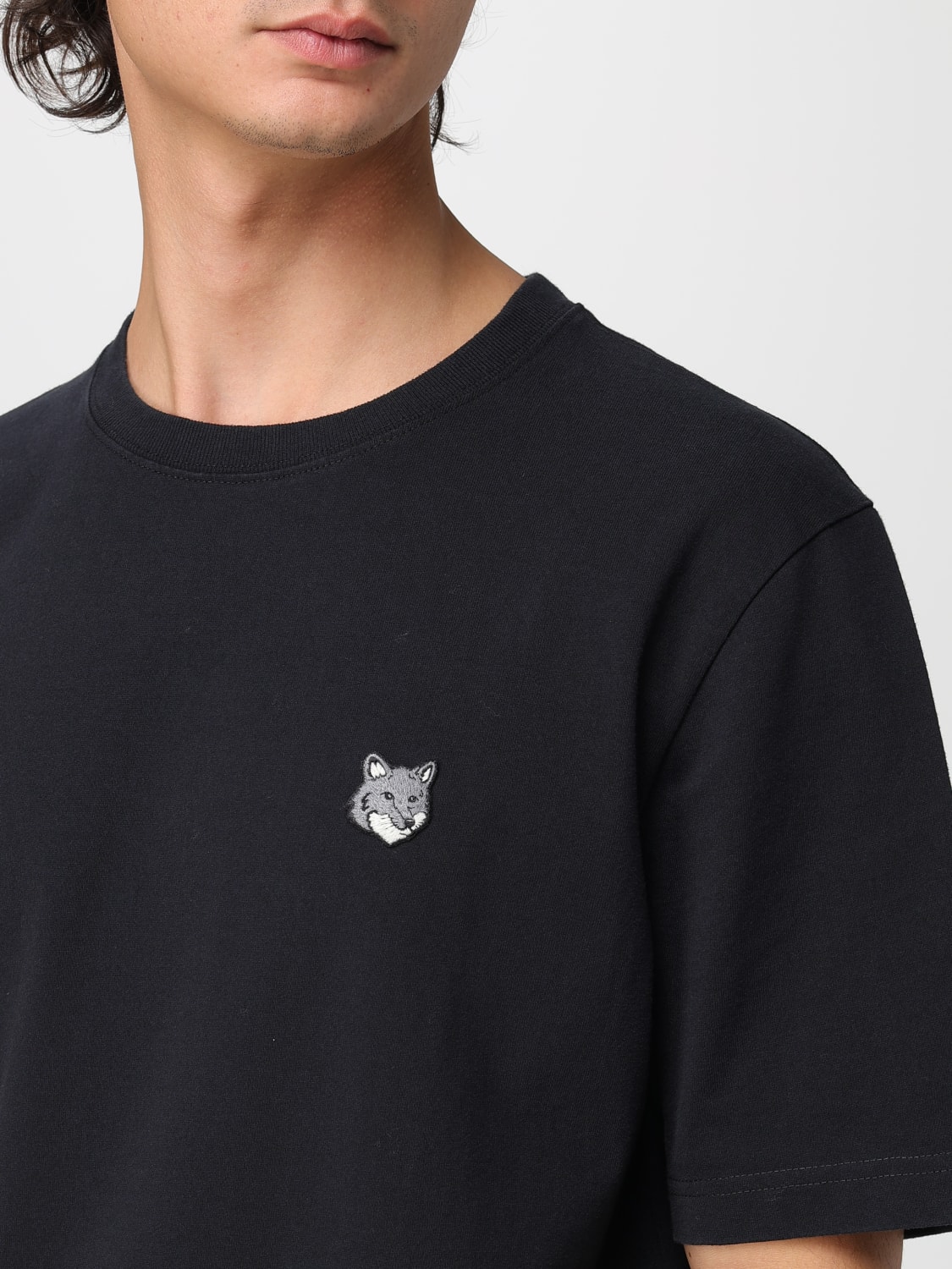 MAISON KITSUNÉ T-SHIRT: Sweater men Maison KitsunÉ, Black - Img 3