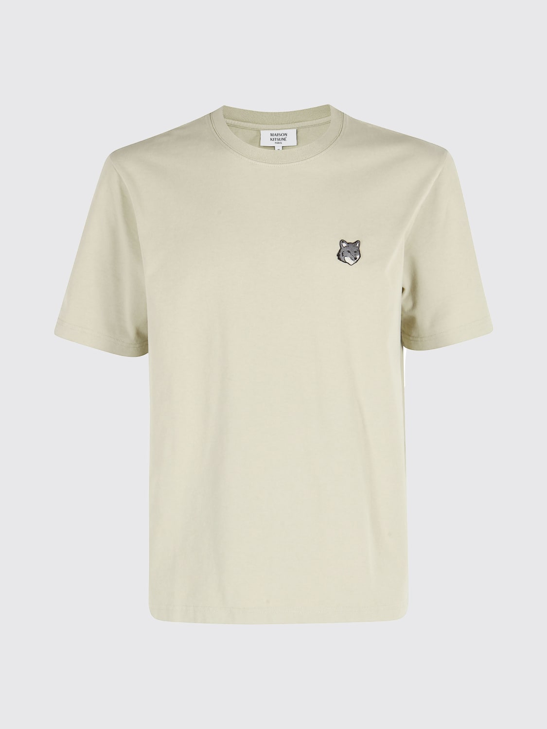 MAISON KITSUNÉ CAMISETA: Jersey hombre Maison KitsunÉ, Beige - Img 1