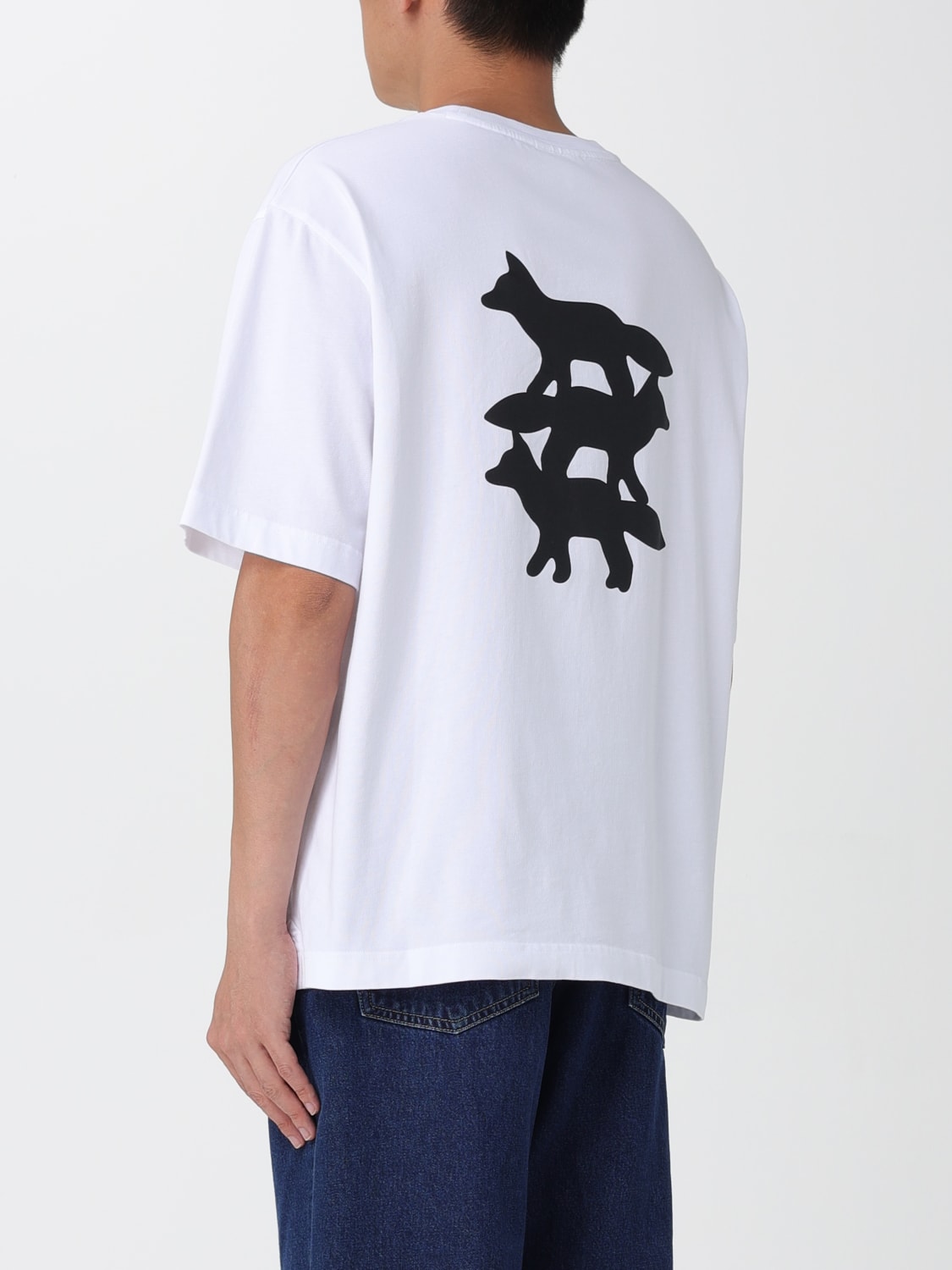 MAISON KITSUNÉ CAMISETA: Camiseta hombre Maison KitsunÉ, Blanco - Img 2