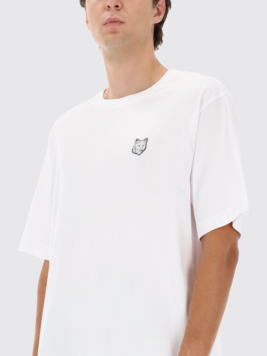 MAISON KITSUNÉ CAMISETA: Camiseta hombre Maison KitsunÉ, Blanco - Img 4
