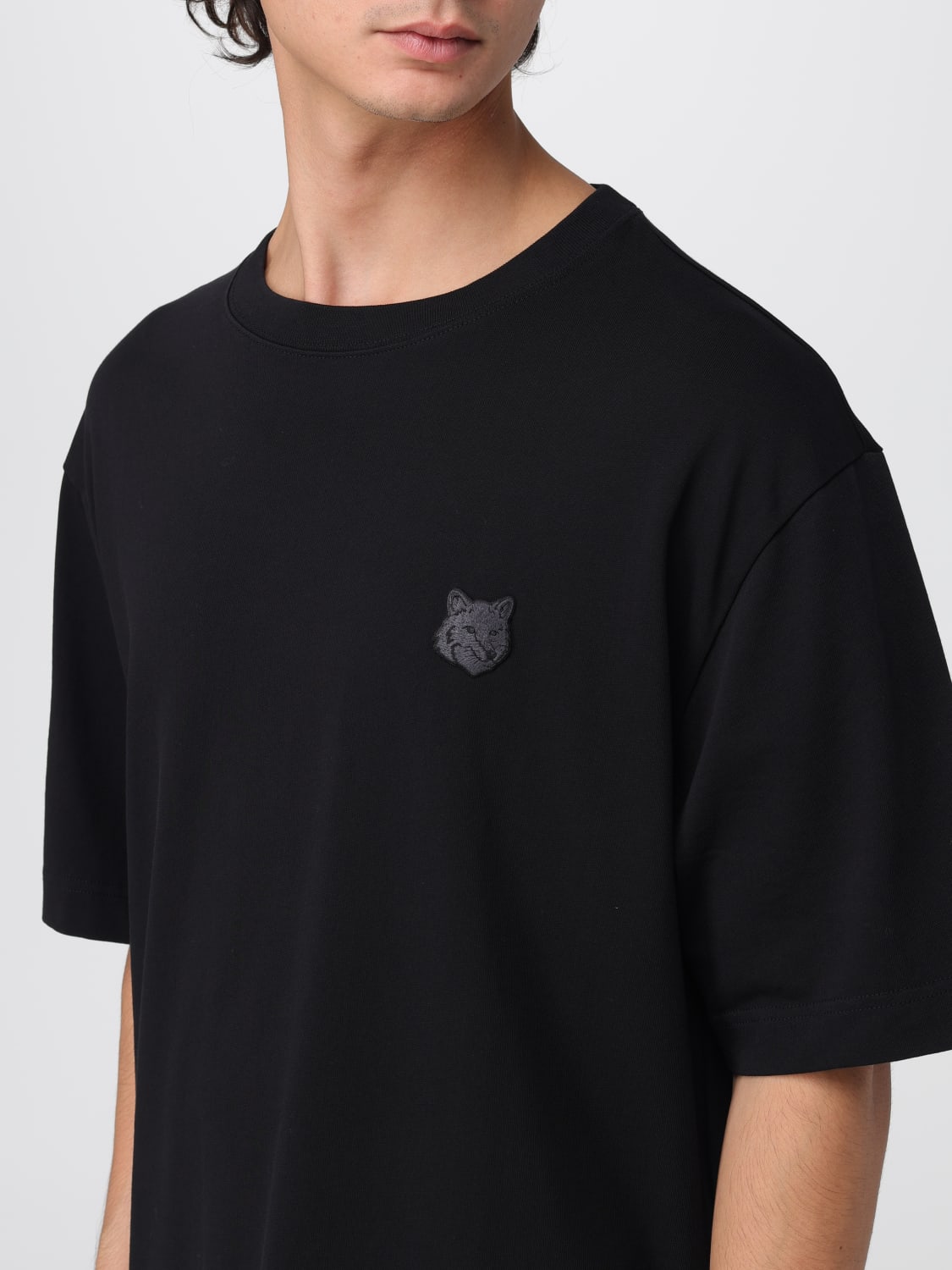 MAISON KITSUNÉ CAMISETA: Camiseta hombre Maison KitsunÉ, Negro - Img 3