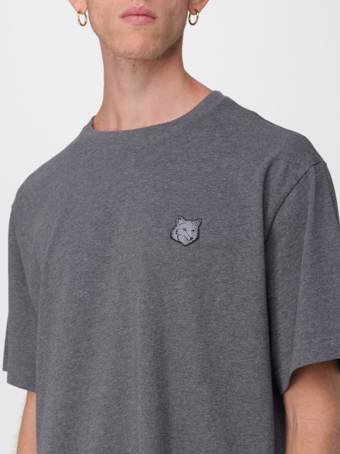 MAISON KITSUNÉ CAMISETA: Camiseta hombre Maison KitsunÉ, Gris - Img 3