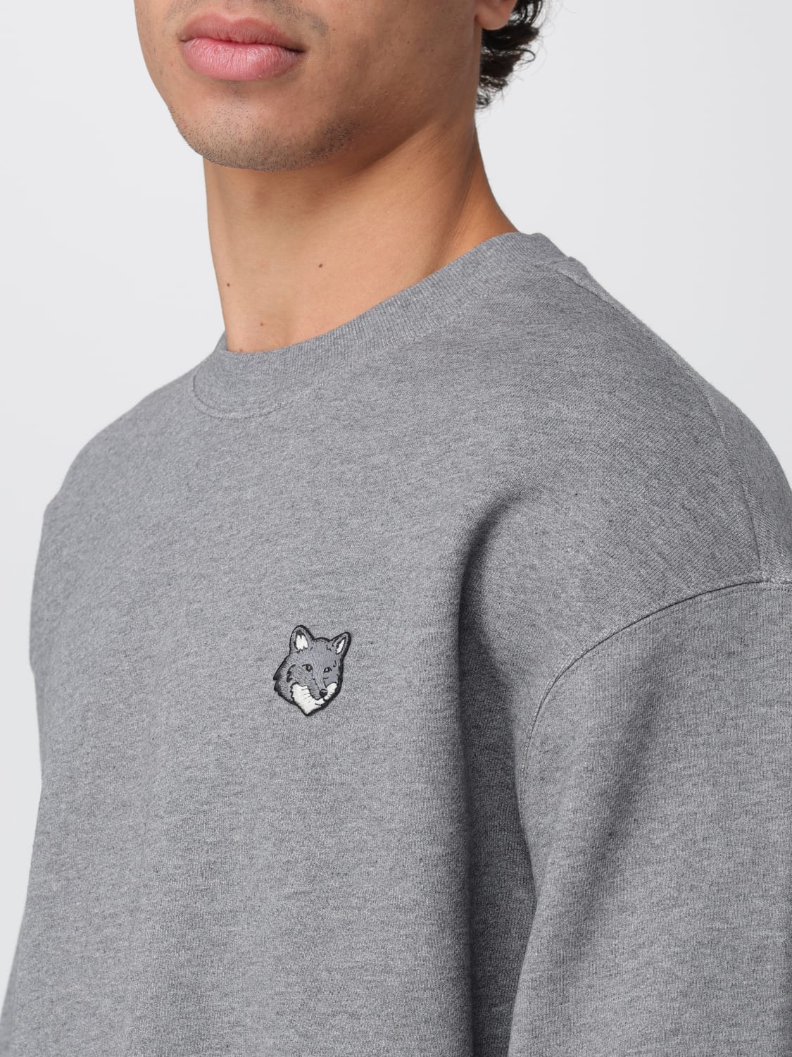 MAISON KITSUNÉ SWEATSHIRT: Sweatshirt men Maison KitsunÉ, Grey - Img 3