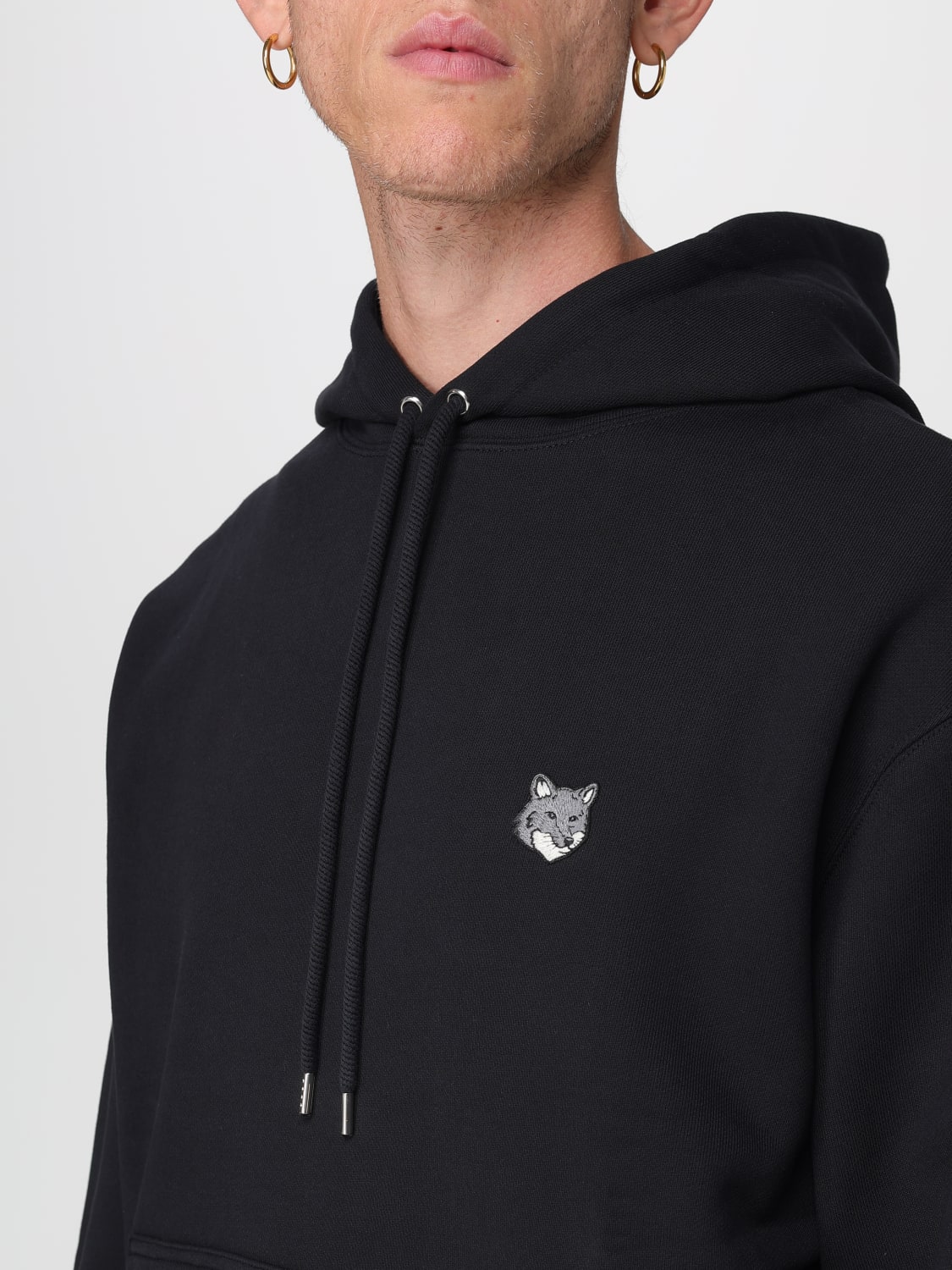 MAISON KITSUNÉ SWEATSHIRT: Sweatshirt men Maison KitsunÉ, Black - Img 3