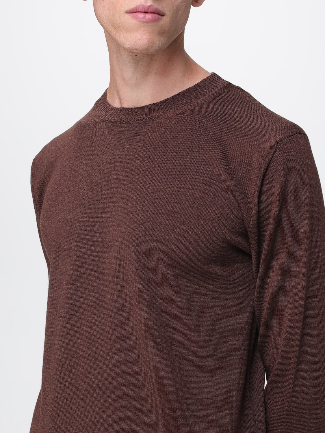 BALLANTYNE SWEATER: Sweater men Ballantyne, Tobacco - Img 3