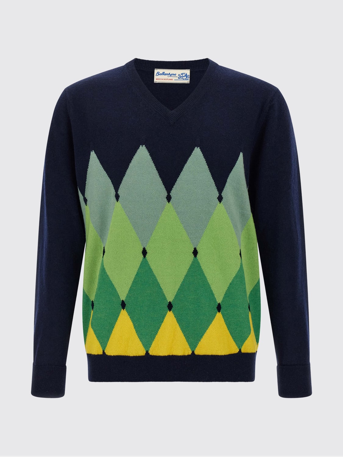 BALLANTYNE SWEATER: Sweater men Ballantyne, Navy - Img 1