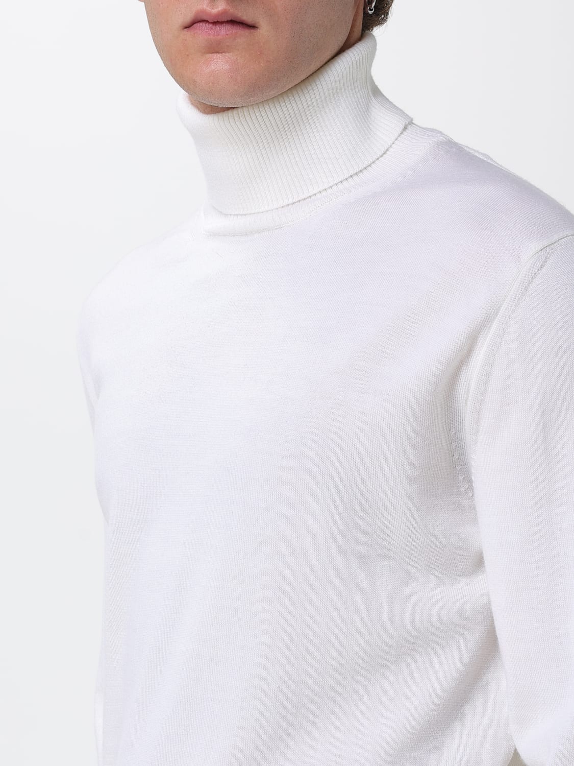 BALLANTYNE SWEATER: Sweater men Ballantyne, White - Img 3