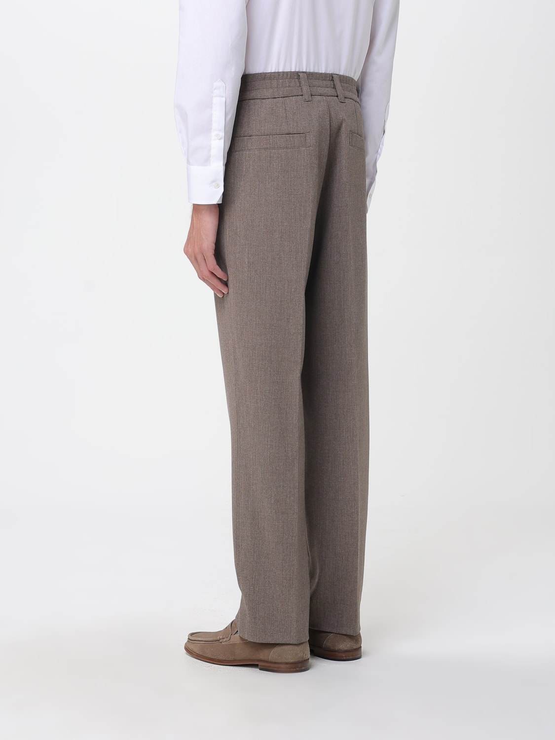 PAOLO PECORA TROUSERS: Trousers men Paolo Pecora, Sand - Img 3
