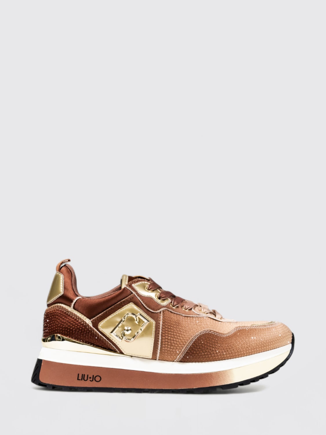 LIU JO SNEAKERS: Sneakers woman Liu Jo, Brown - Img 1