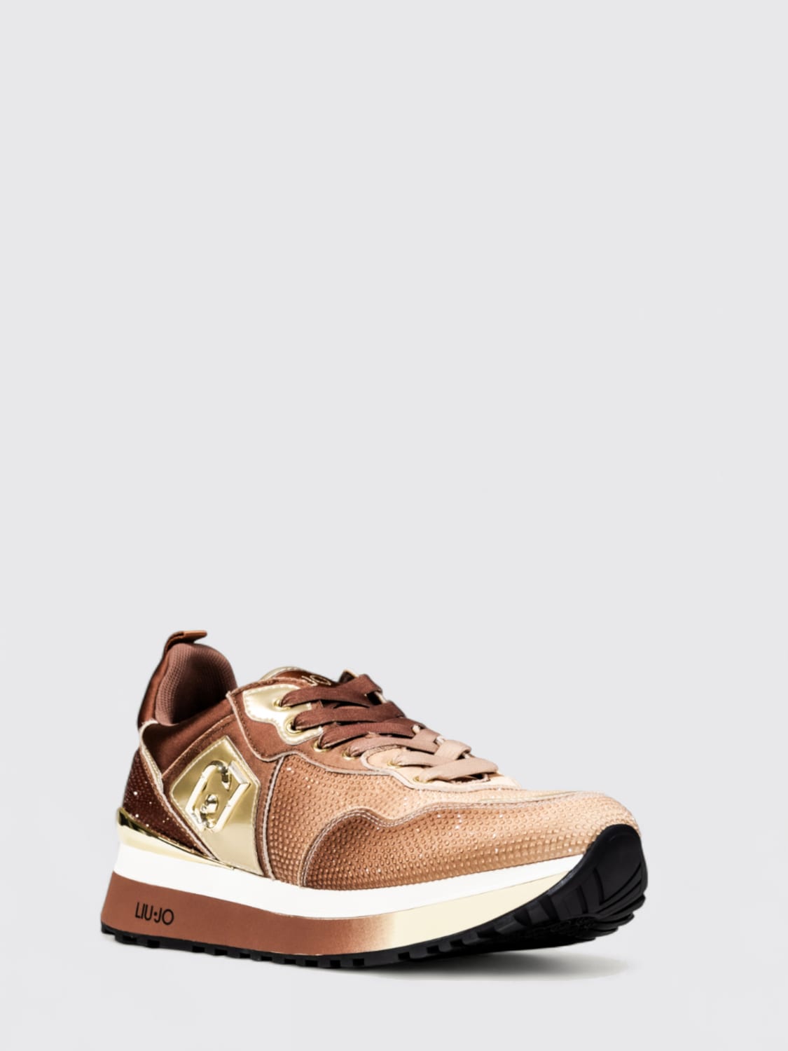 LIU JO SNEAKERS: Sneakers woman Liu Jo, Brown - Img 2