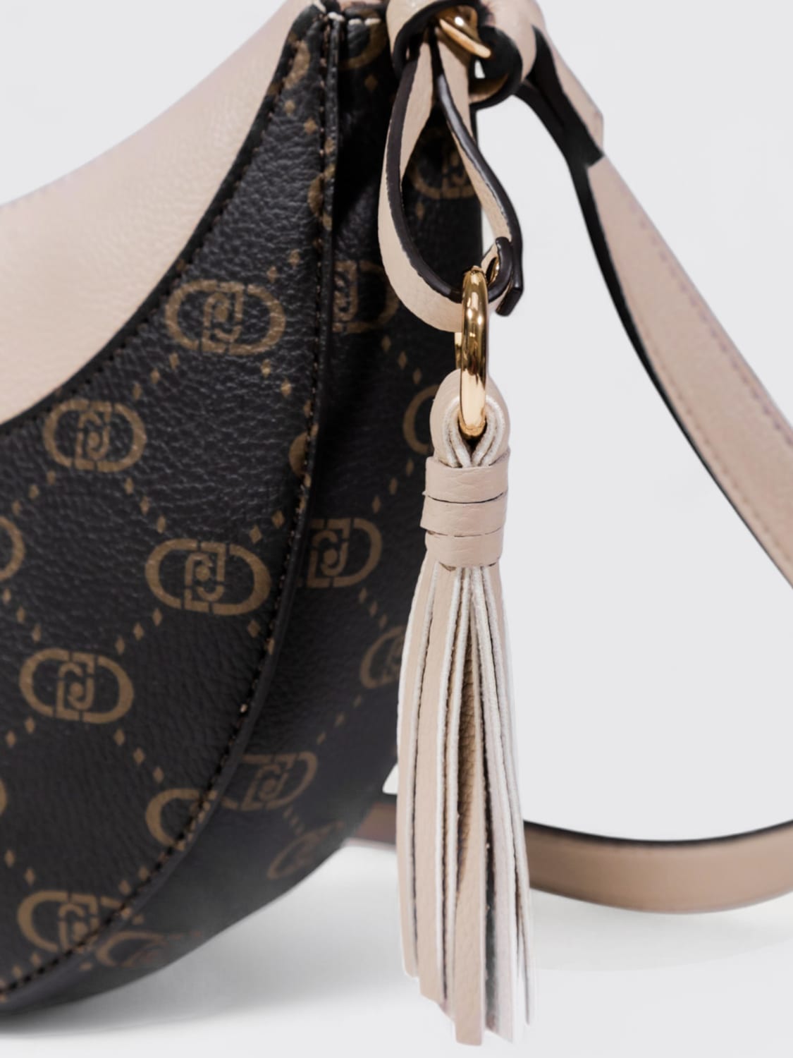 LIU JO BORSA MINI: Borsa mini a tracolla in pelle sintetica Liu Jo, Cipria - Img 3