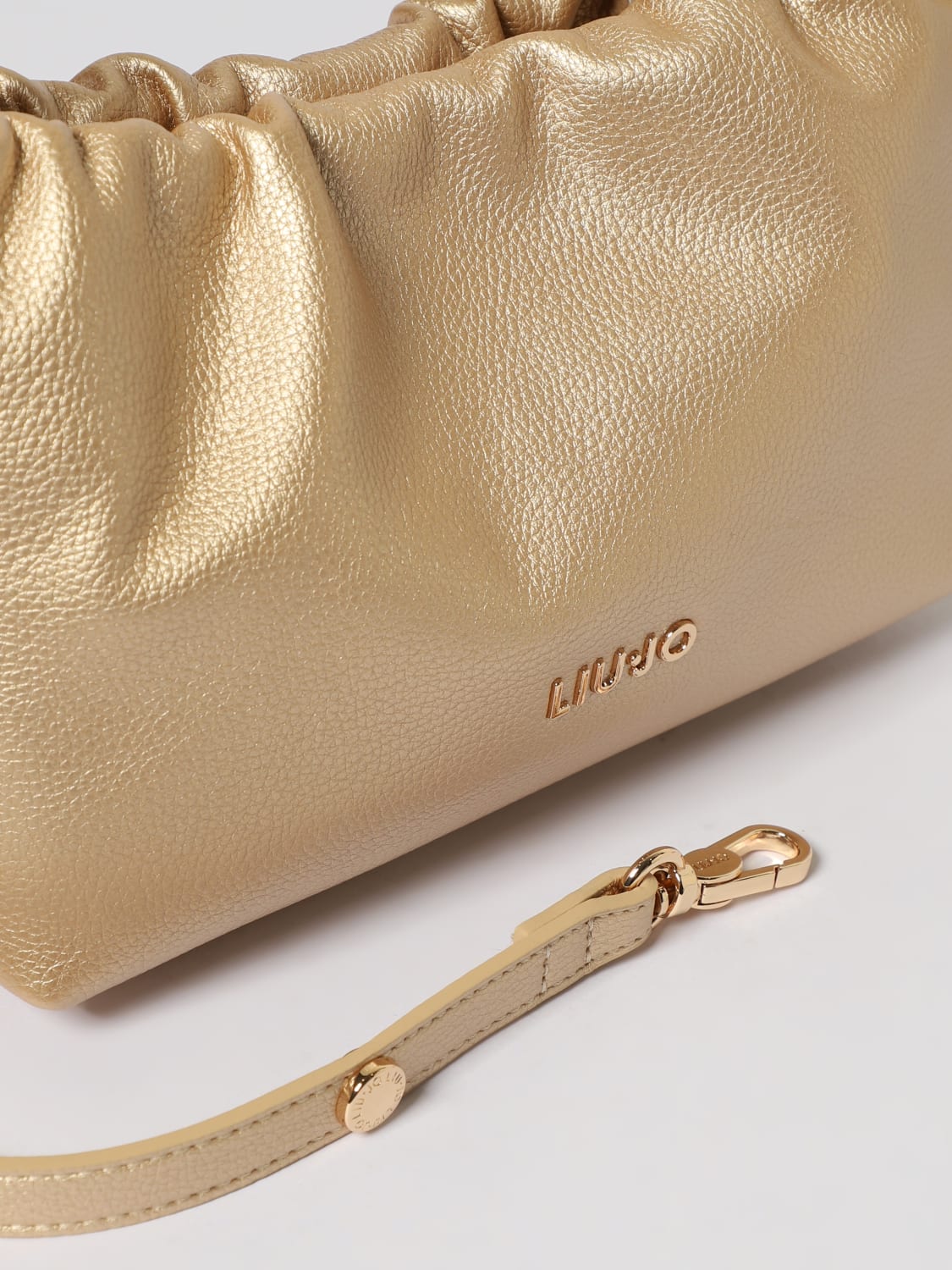 LIU JO BORSA MINI: Borsa mini in pelle sintetica Liu Jo, Oro - Img 3
