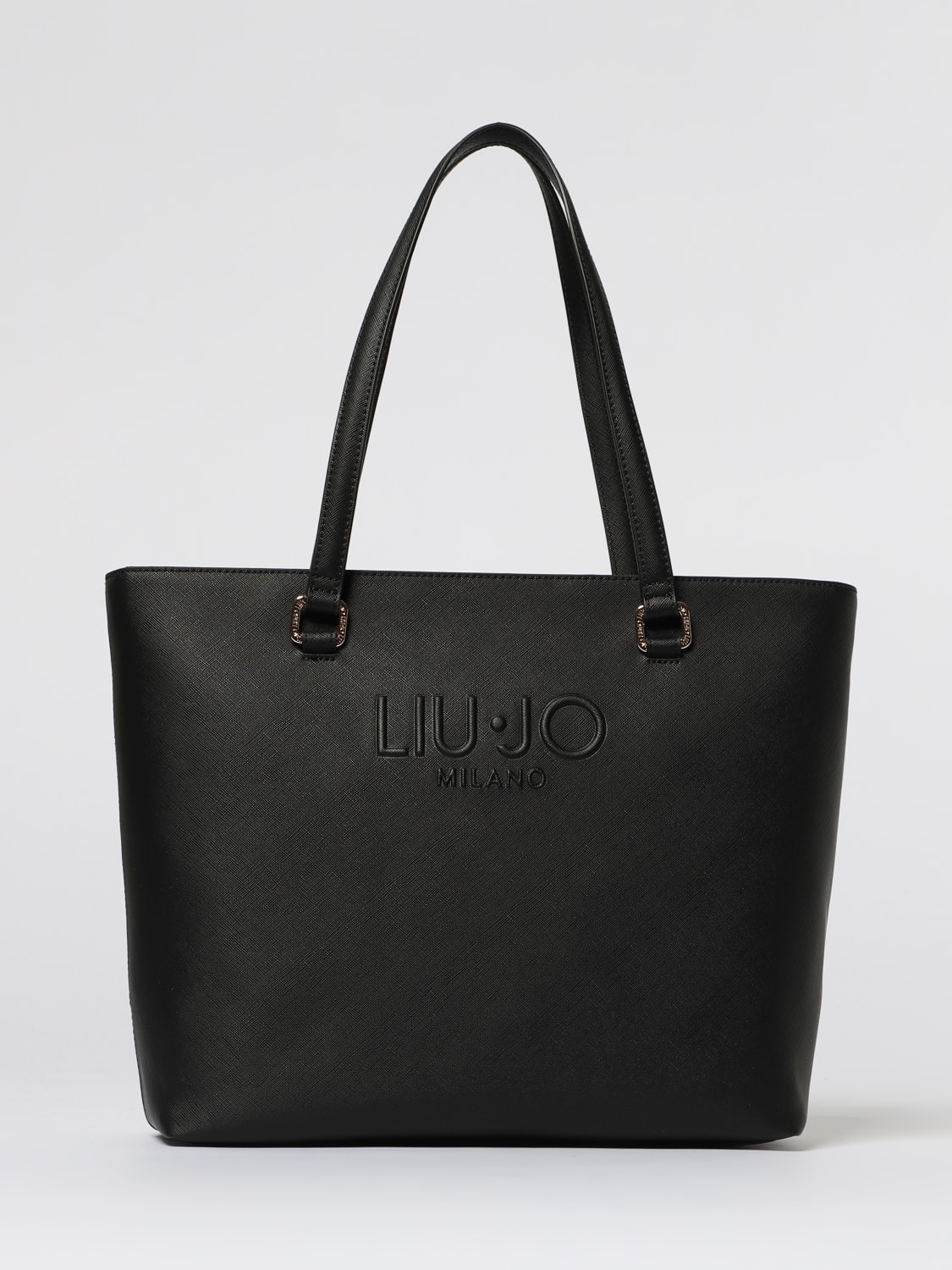 LIU JO BORSA TOTE: Borsa a spalla tote in eco pelle Liu Jo, Nero - Img 1