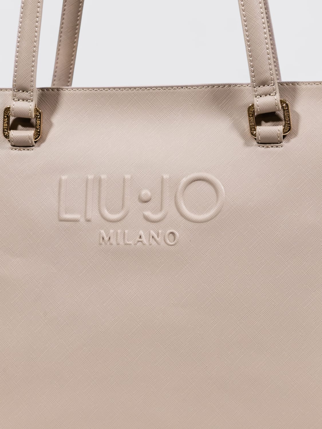 LIU JO BORSA TOTE: Borsa a spalla tote in eco pelle Liu Jo, Nudo - Img 3