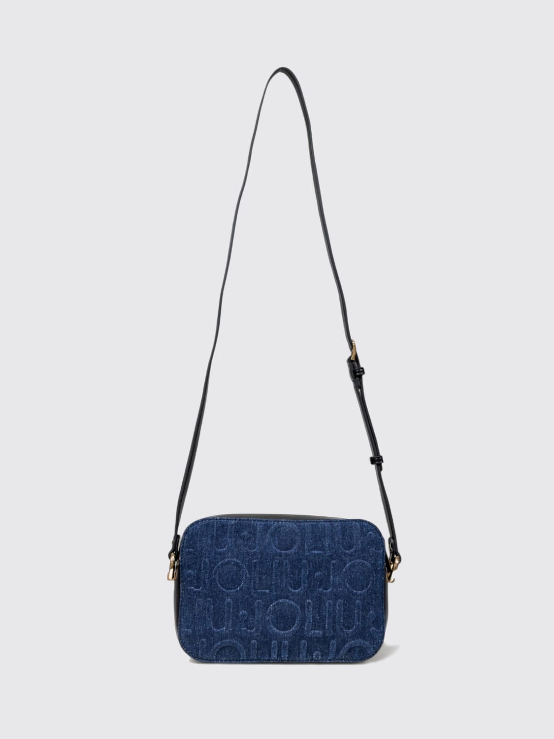 LIU JO BORSA MINI: Borsa mini a tracolla in denim logato Liu Jo, Denim - Img 2