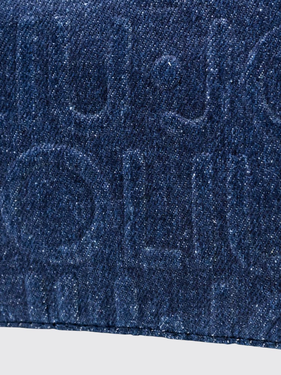 LIU JO BORSA MINI: Borsa mini a tracolla in denim logato Liu Jo, Denim - Img 3