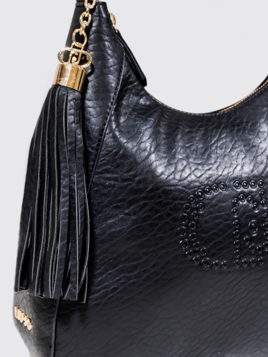 LIU JO BORSA A SPALLA: Borsa a spalla in pelle sintetica Liu Jo, Nero - Img 3