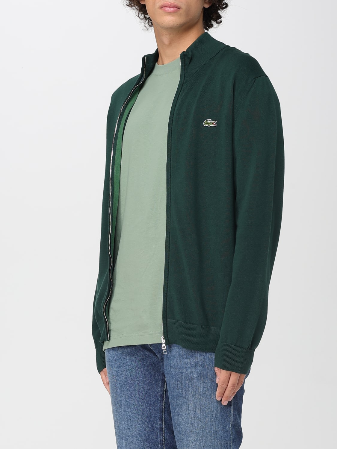 LACOSTE SWEATER: Sweater men Lacoste, Green - Img 3