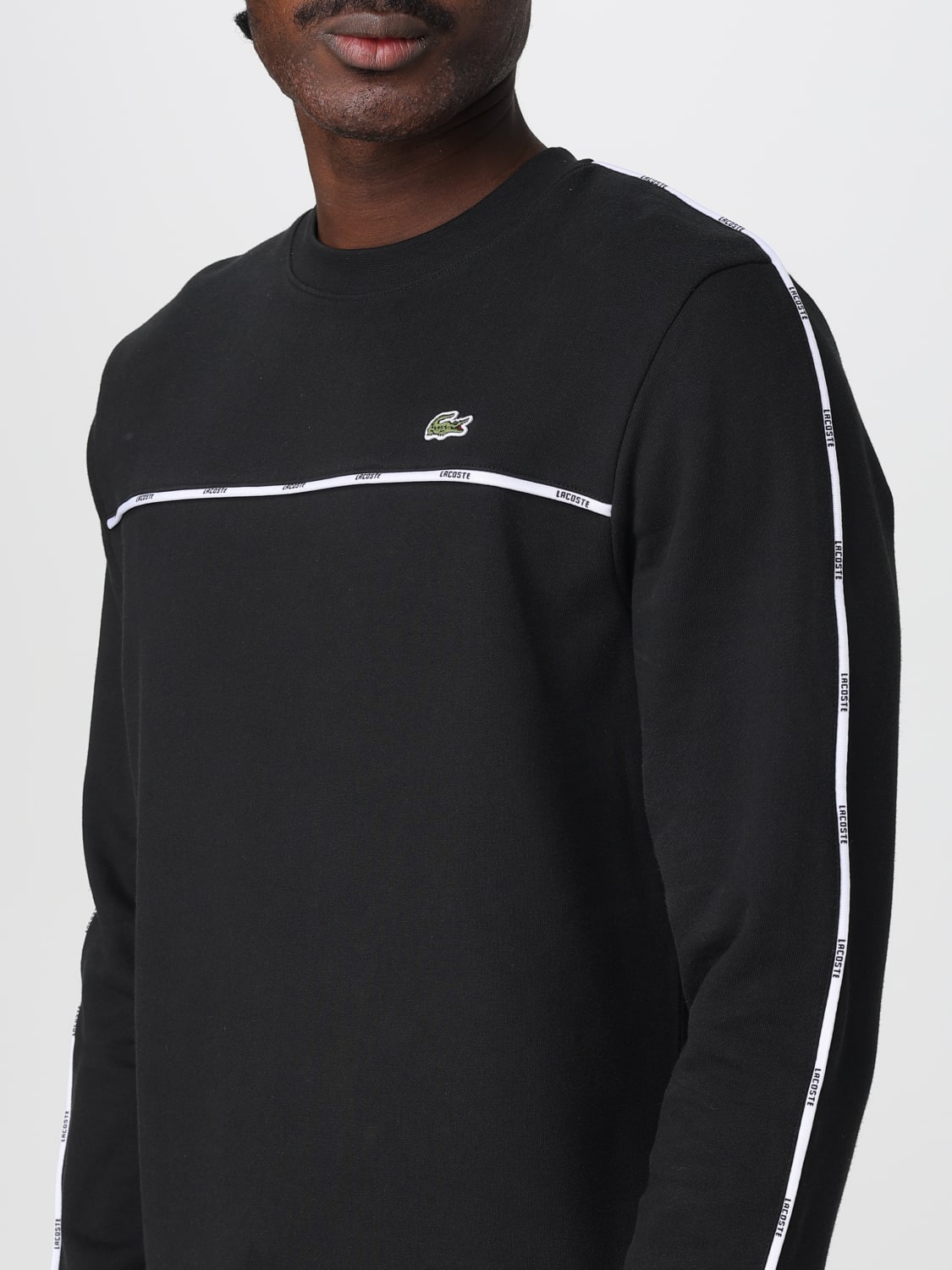 LACOSTE SWEATSHIRT: Sweatshirt men Lacoste, Black - Img 4