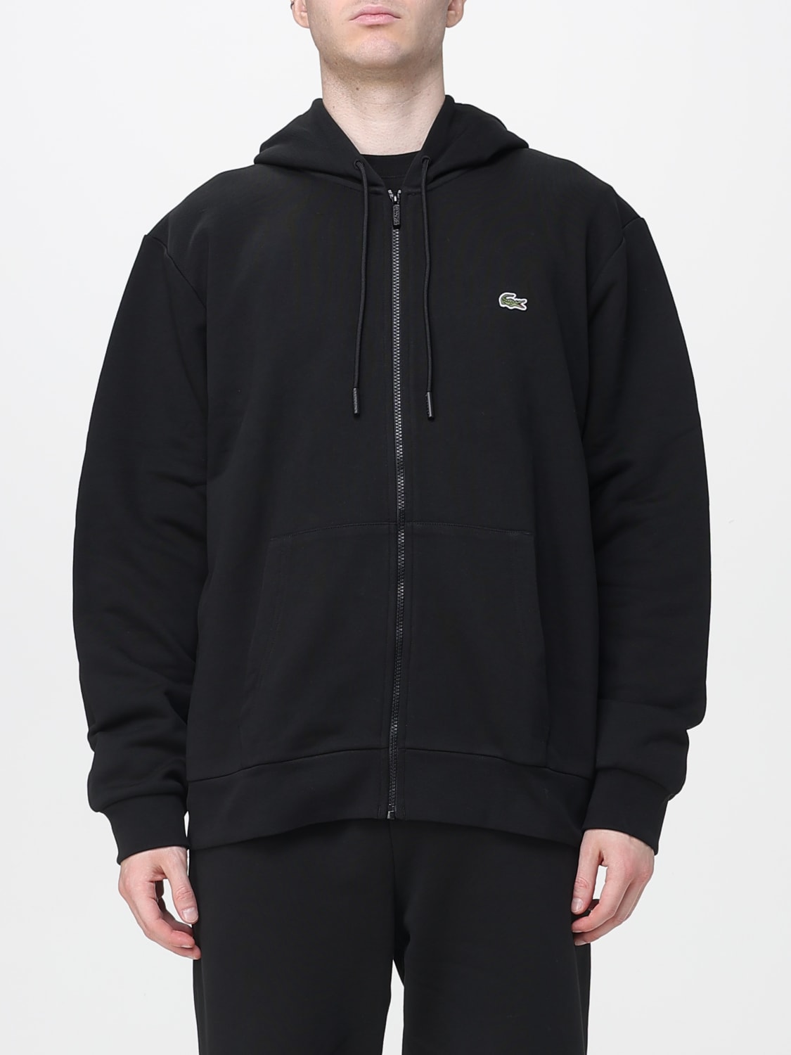 LACOSTE SWEATSHIRT: Sweatshirt men Lacoste, Black - Img 1